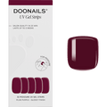 UV Gel Nagelfolien, Gel Strips Pediküre Plum Purple  Doonails