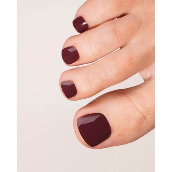 UV Gel Nagelfolien, Gel Strips Pediküre Plum Purple Doonails