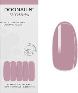 UV Gel Nagelfolien, Gel Strips Silent Night Mauve Doonails