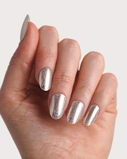 UV Gel Nagelfolien, Gel Strips Silver Cat Eye Doonails