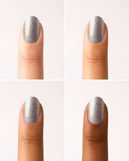 UV Gel Nagelfolien, Gel Strips Silver Shimmer Doonails