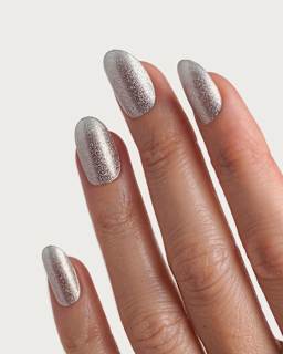 UV Gel Nagelfolien, Gel Strips Silver Shimmer Doonails