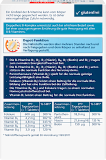 B-Komplex + Folsäure Depot Mini-Tabletten 150 St Doppelherz