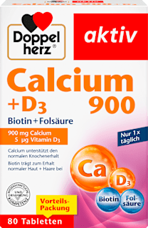 Calcium 900 + D3 Tabletten 80 St Doppelherz