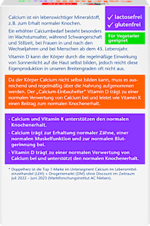 Calcium + Vitamin D3 Tabletten 30 St. Doppelherz