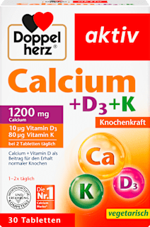 Calcium + Vitamin D3 Tabletten 30 St. Doppelherz