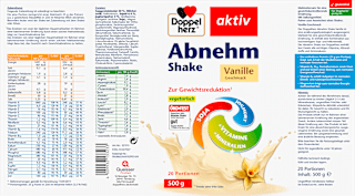 Diät Shake, Vanille Geschmack 20 Portionen Doppelherz