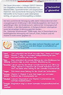 Frauen Mineralien + Kollagen Tabletten 30 St Doppelherz