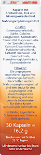 Ginseng Kapseln 30 St. Doppelherz