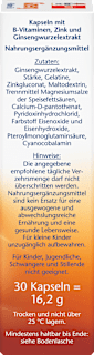 Ginseng Kapseln 30 St. Doppelherz