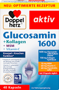 Glucosamin 1600 Kollagen MSM Vitamin C Kapseln 40 St Doppelherz