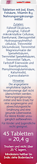 Jod + Folsäure + Eisen Tabletten 45 St. Doppelherz