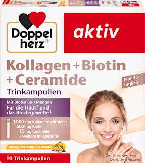 Kollagen + Biotin + Ceramide Trinkampullen 10 St Doppelherz