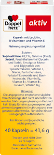 Lecithin + B-Vitamine Kapseln 40 St Doppelherz