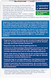 Magnesium 500 + Calcium + Kalium Tabletten 30 St Doppelherz