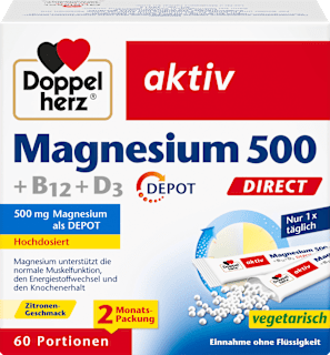 Magnesium 500 Direkt Beutel 60 St Doppelherz