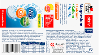Magnesium Calcium Kalium + Vitamine B6 + D3 15 St Doppelherz