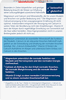 Magnesium + Calcium + Vitamin D3 Tabletten 40 St. Doppelherz