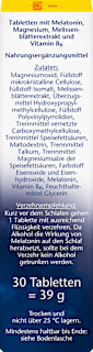 Melatonin + Magnesium 400, Tabletten 30 St Doppelherz