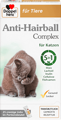 Nahrungsergänzung Katze, Anti Hairball Complex (25 Stück) Doppelherz