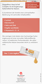 Nahrungsergänzung Katze, Haut & Fell Complex (25 Stück) Doppelherz