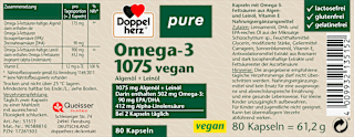 Omega-3 1075 vegan Kapseln 80 St Doppelherz