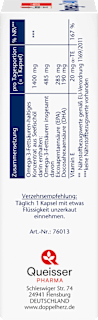 Omega-3 1400 Kapseln 30 St Doppelherz