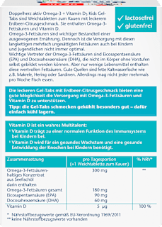 Omega-3 Kids Gel-Tabs 63 St Doppelherz