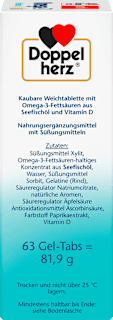 Omega-3 Kids Gel-Tabs 63 St Doppelherz