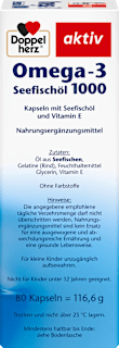 Omega-3 Seefischöl 1000 Kapseln 80 St Doppelherz