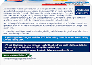 Omega-3 Seefischöl 1000, Kapseln Doppelherz