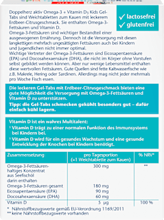 Omega-3 + Vitamin D3 Kids Kautabletten 27 St Doppelherz