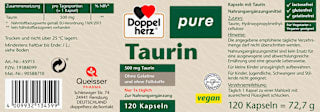 Taurin 500mg Kapseln 120 St Doppelherz