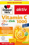 Vitamin C 1000 + D3 + Zink 100 St Doppelherz
