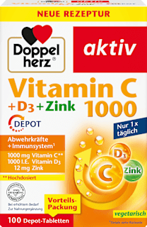 Vitamin C 1000 + D3 + Zink 100 St Doppelherz