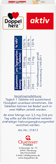 Vitamin C 1000 + D3 + Zink 100 St Doppelherz
