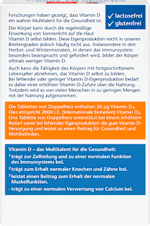Vitamin D3 2000 I.E. Mini Tabletten 60 St Doppelherz