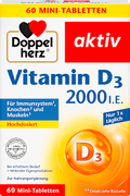 Vitamin D3 2000 I.E. Mini Tabletten 60 St Doppelherz