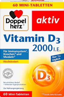 Vitamin D3 2000 I.E. Mini Tabletten 60 St Doppelherz
