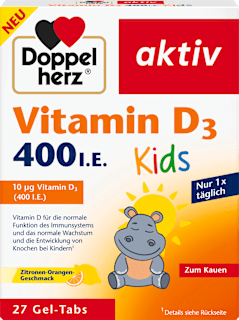 Vitamin D3 400 I.E. Kids Gel-Tabs 27 St Doppelherz