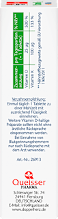 Vitamin K2 + D3 1000 I.E. Tabletten 120 St Doppelherz
