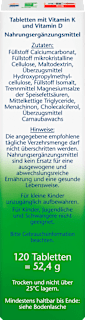 Vitamin K2 + D3 1000 I.E. Tabletten 120 St Doppelherz