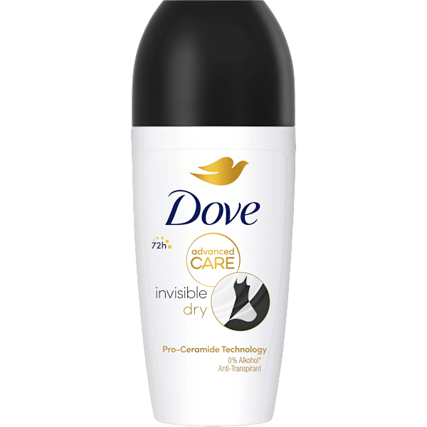 Antitranspirant Deo Roll-on Advanced Care Invisible Dry Dove