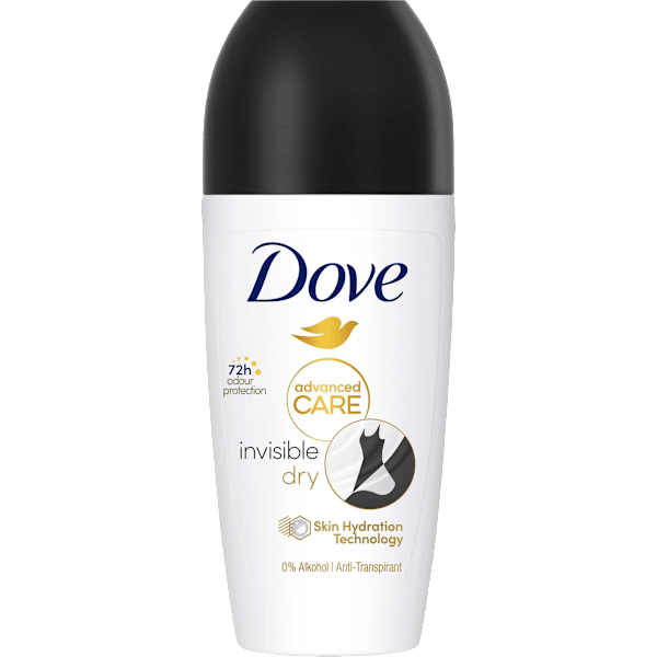 Antitranspirant Deo Roll-on Advanced Care Invisible Dry Dove