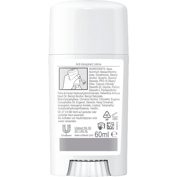 Antitranspirant Deocreme ultimate protection +care original clean Dove