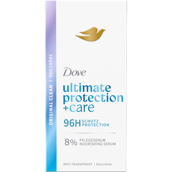 Antitranspirant Deocreme ultimate protection +care original clean Dove