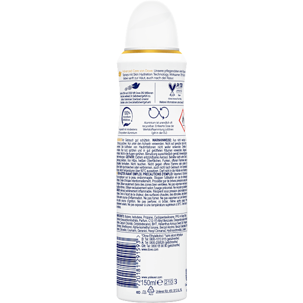 Antitranspirant Deospray Advanced Care Invisible Dry Dove