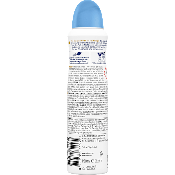 Antitranspirant Deospray Baumwoll- & Meeresmineralienduft Dove