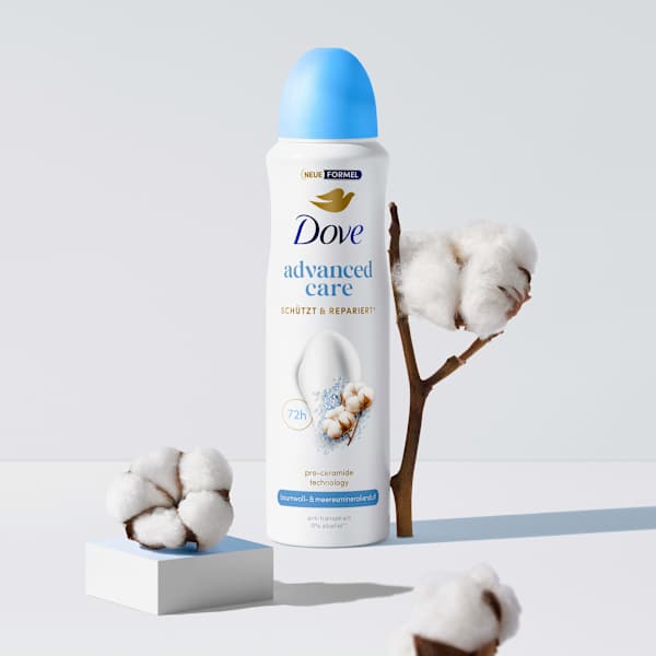 Antitranspirant Deospray Baumwoll- & Meeresmineralienduft Dove