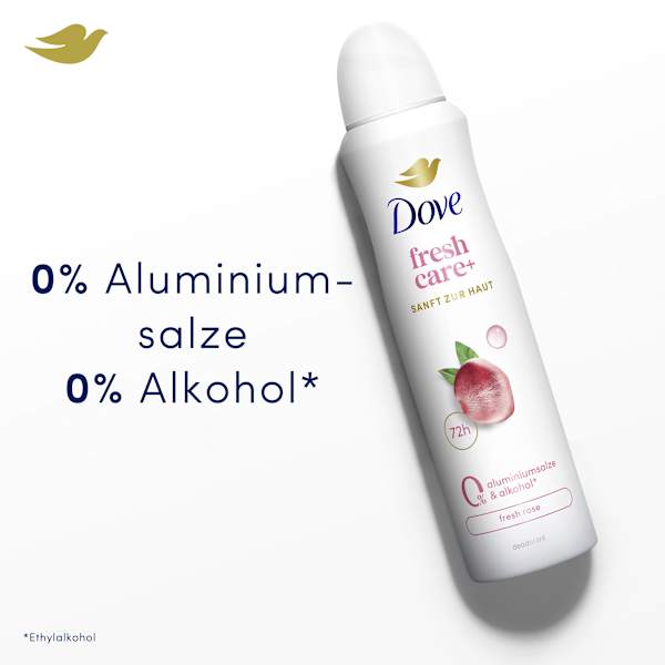 Deospray fresh+care  rose Dove
